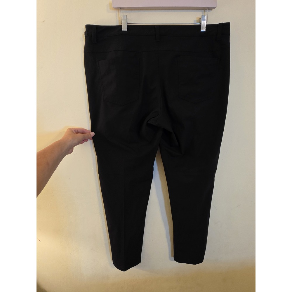 Lululemon 36x29 Black ABC 5 Pocket M5426S‎ Warpstreme Performance Dress Pants - Picture 3 of 8